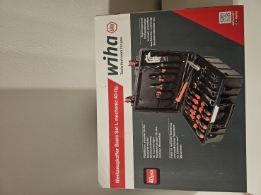 WIHA Werkzeugkoffer Industrial Basic L 631224 - 40-teilig